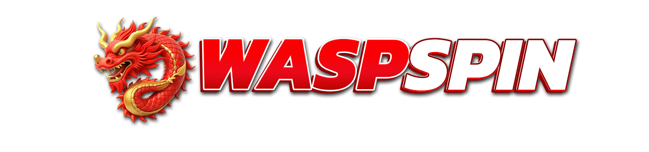โลโก้ WASPSPIN เว็บสล็อตคาสิโนออนไลน์ แบรนด์ waspspin สัญลักษณ์มังกรสีแดง แสดงถึงความมั่นคงและความน่าเชื่อถือ